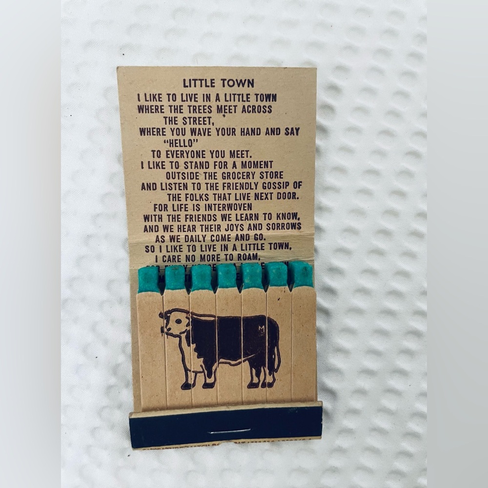 matchbook Rod’s Steakhouse AZ unstruck feature matchbox 21 strike bu…